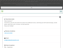Tablet Screenshot of hotelgardeniacaorle.com